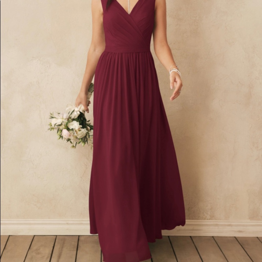 AW Bridesmaid Dress Size 8 Color Burgundy